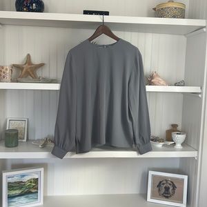 Vintage gray blouse
